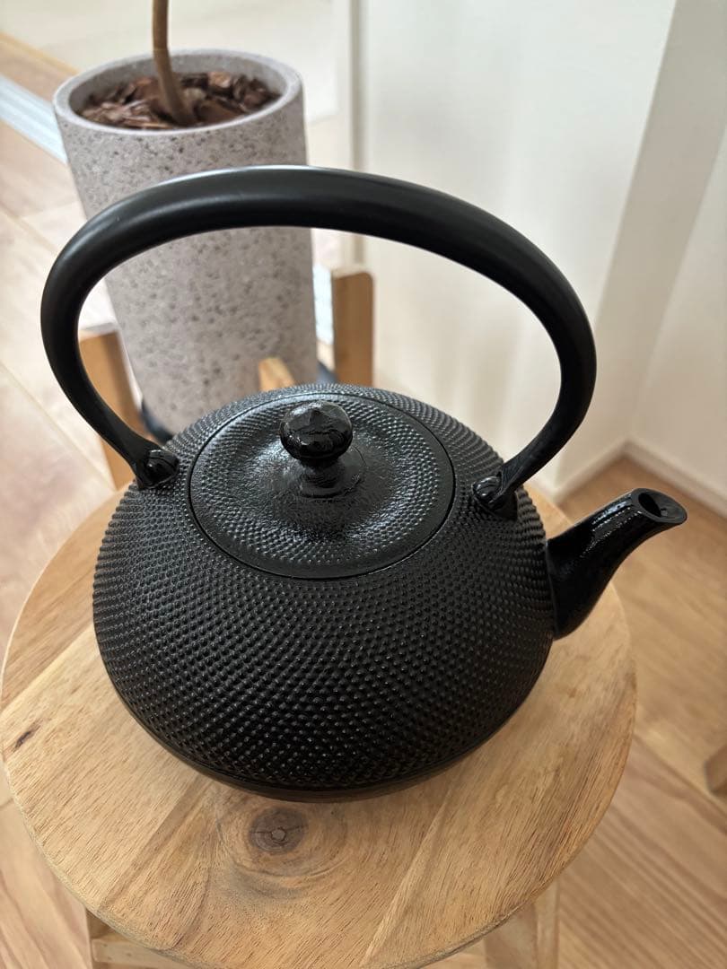 南部鉄器 鉄瓶 アラレ 1.2L