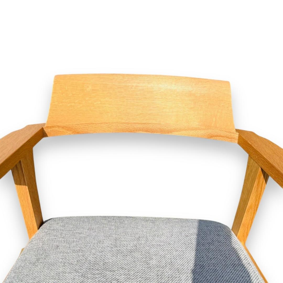 極美品 柏木工 エレス キャプテンチェア ダイニングチェア オーク 無垢材