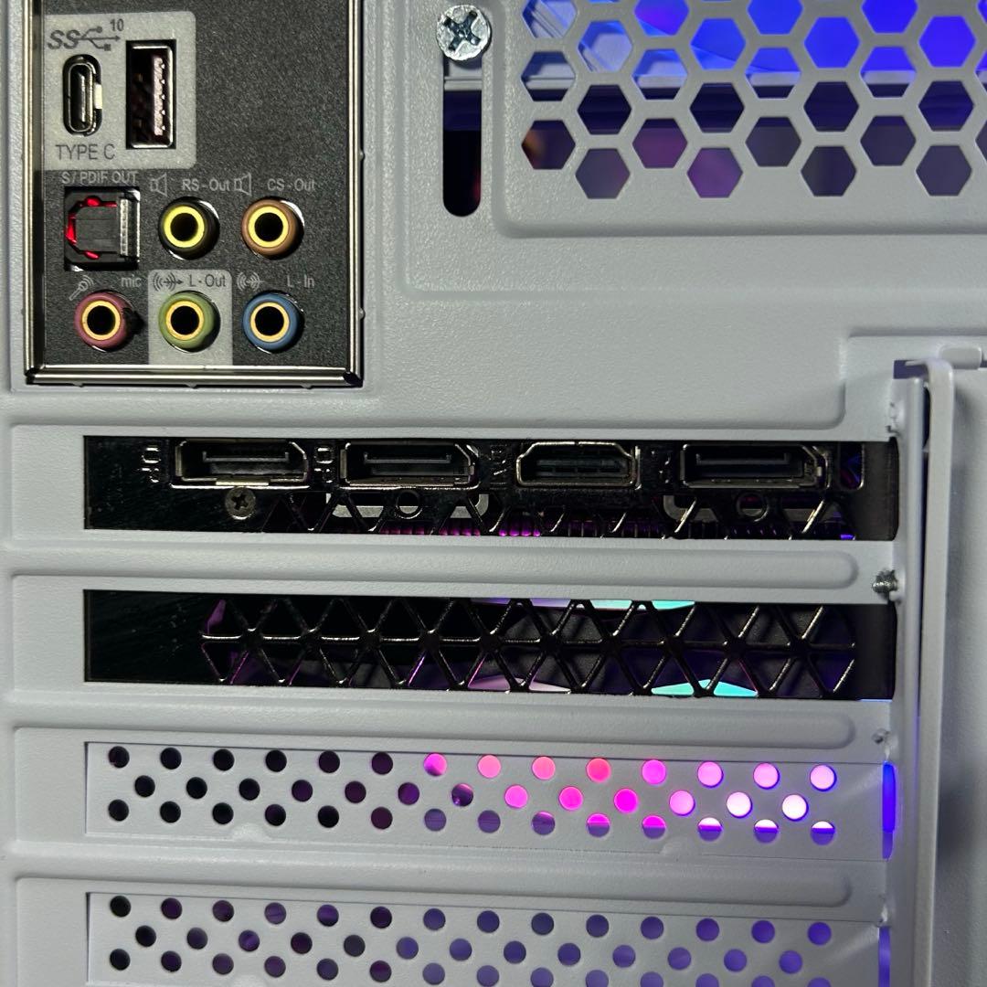 高性能 白 ゲーミングPC RTX2060 Windows11 FPSゲーム快適