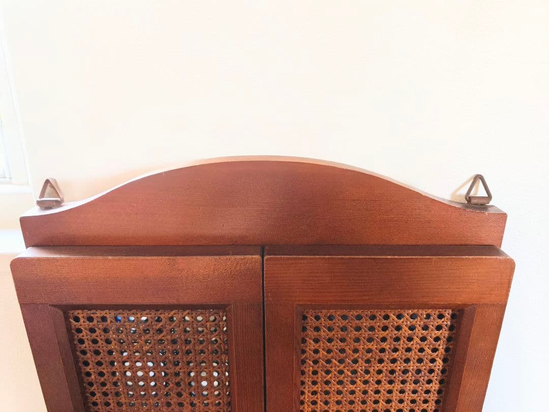 アンティーク 木製壁掛ミラー ウォールミラー 【引取可】【近隣配送可】奈良 生駒