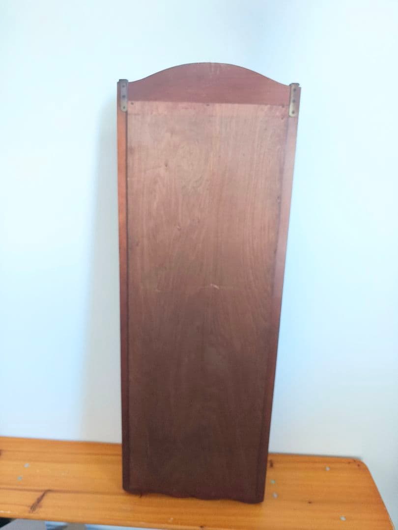 アンティーク 木製壁掛ミラー ウォールミラー 【引取可】【近隣配送可】奈良 生駒