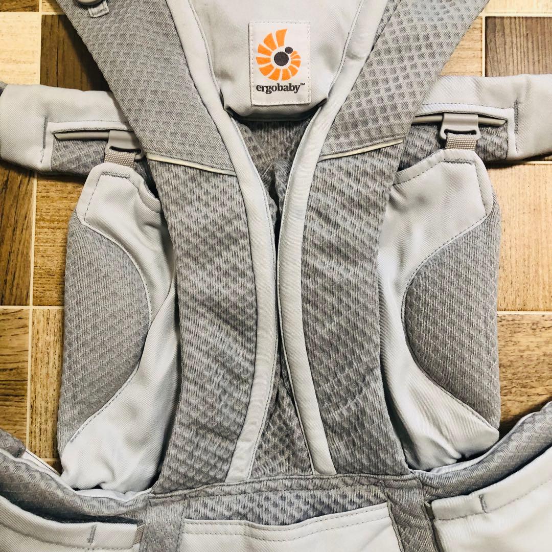【美品】エルゴベビー　オムニブリーズ 抱っこ紐 OMNI BREEZE グレー