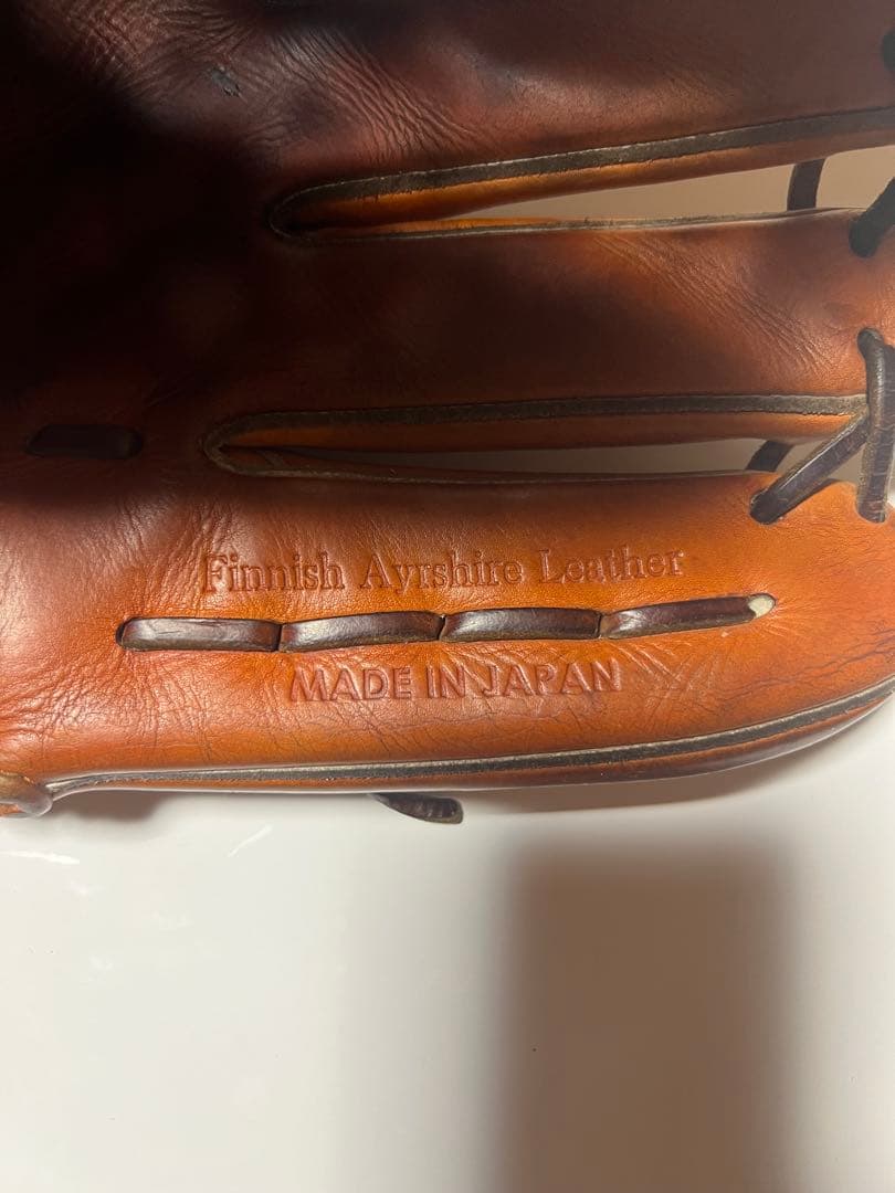 アトムズ　硬式グローブ オレンジ　ATOMS