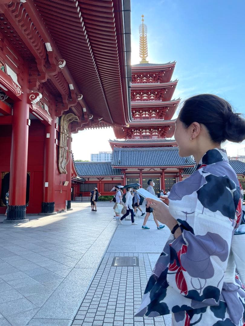 【最終値下げ❣️】UNSODO 芸艸堂 ほおずき柄 浴衣とリバーシブル帯セット