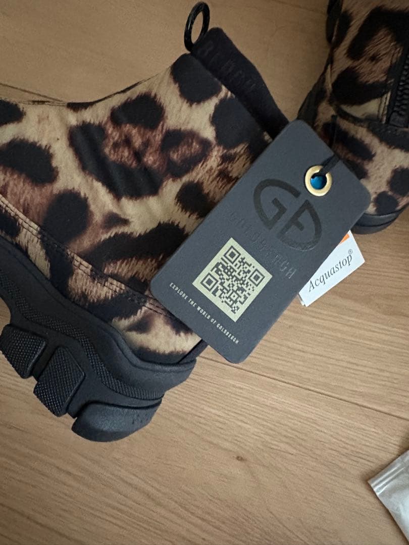 【新品】 Goldbergh ゴールドバーグ レオパード スノーブーツ 36