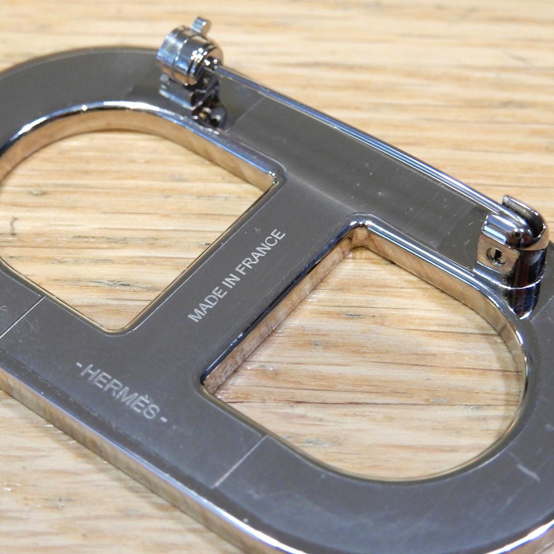 新品未使用 エルメス シェーヌダンクル ブローチ ジョーヌドゥナプル イエロー