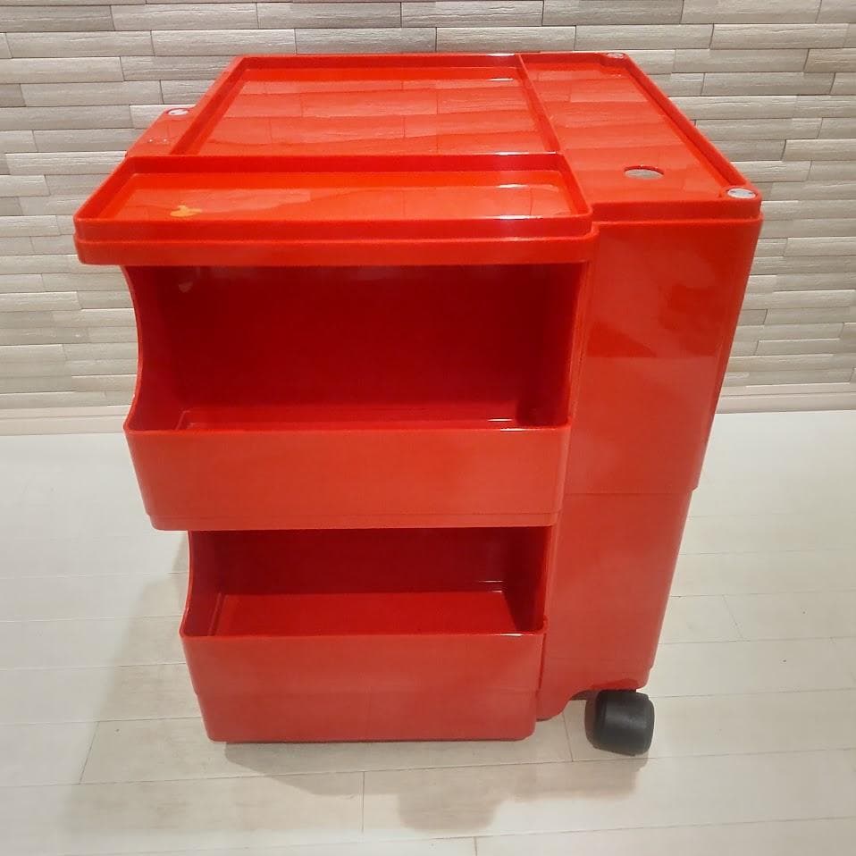 B-LINE Joe Colombo ボビーワゴン 2段 レッド