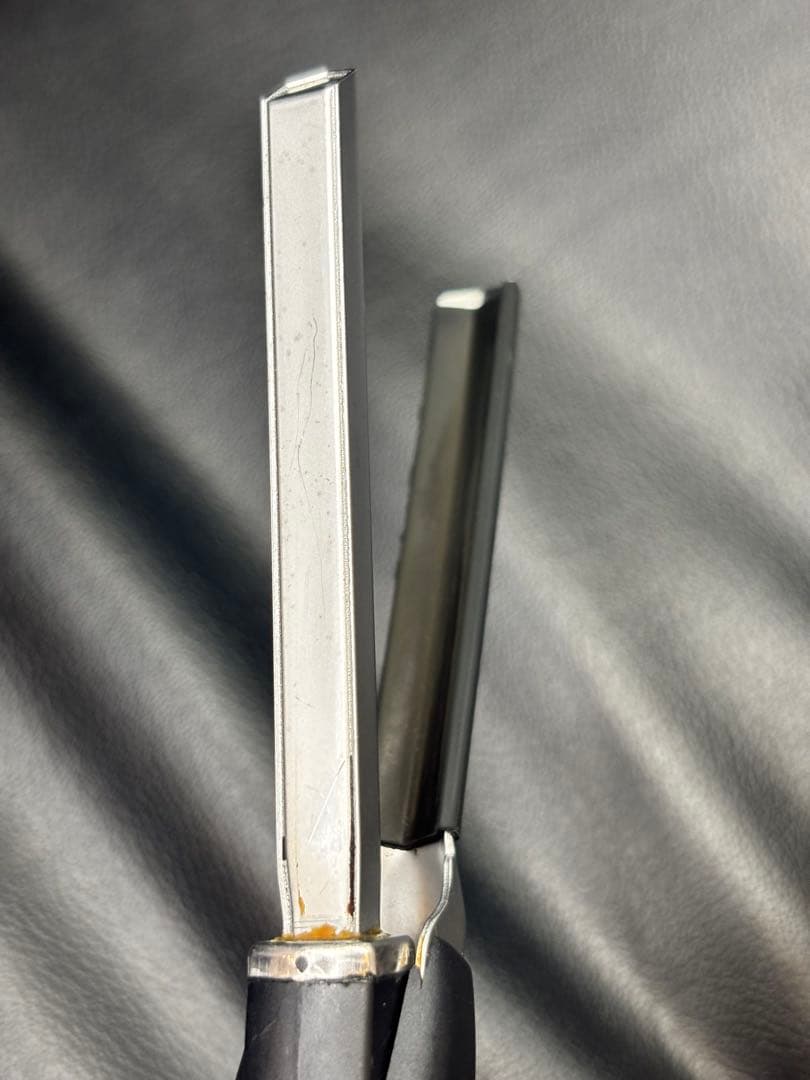 超美品　LENZ 【α-8G】レンツアイロン 5角 8ミリ　理容アイロン