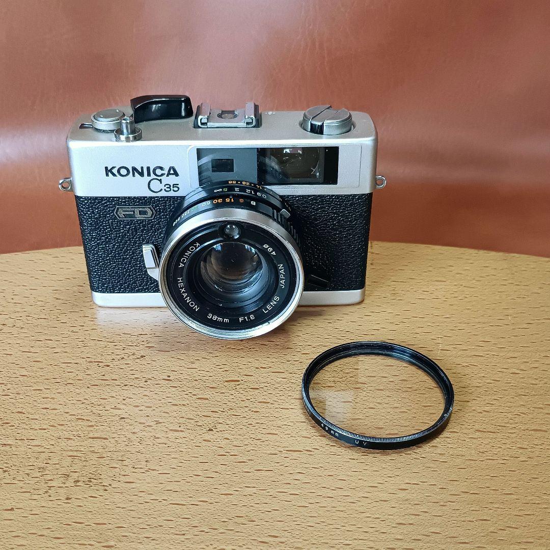フィルムカメラ【整備、完動品】コニカC35FD