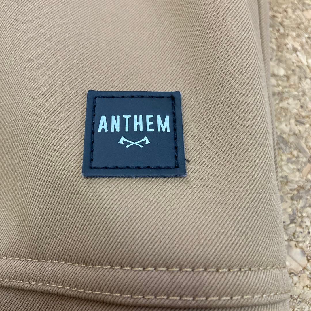 【美品】アンセムANTHEMスノボウェアスノボー スノーボード Mメンズベージュ