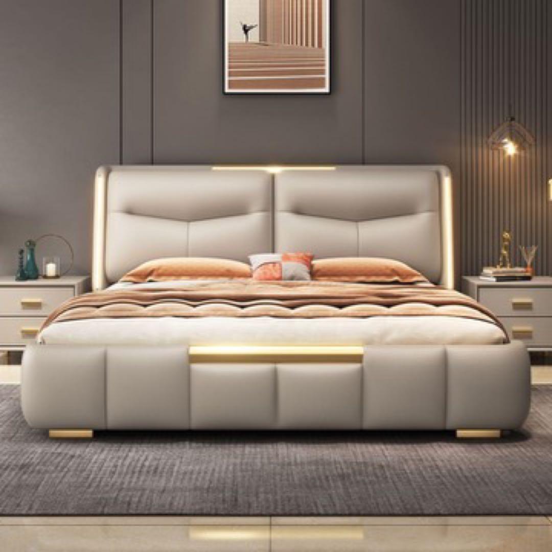 ラグジュアリーモダンベッド クイーンサイズ