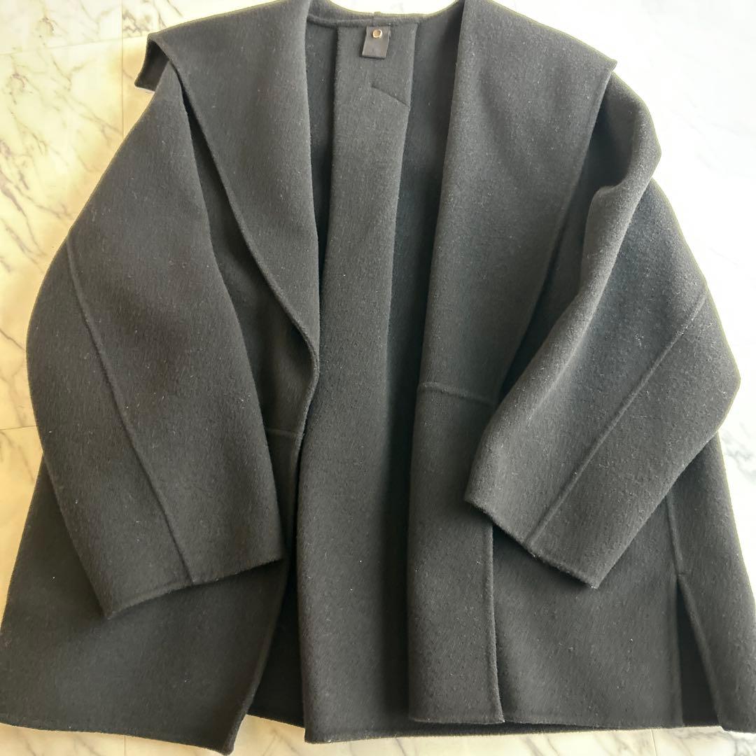 ROPÉ リバーメルトンセーラーカラー ショートコート