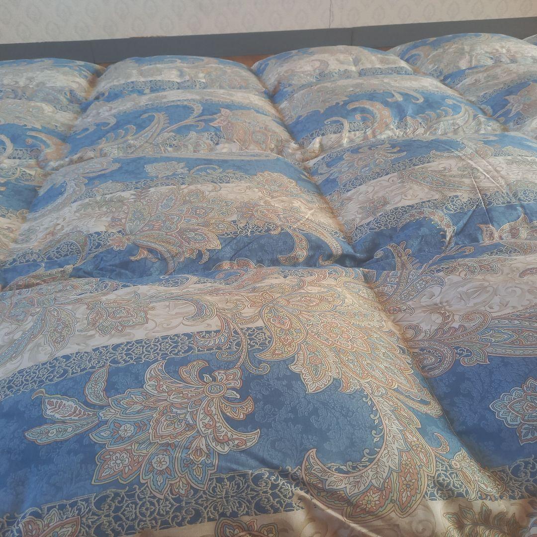 羽毛布団 増量 SDGS リフレッシュ羽毛 高密度生地 清潔 安心 日本製B⑩