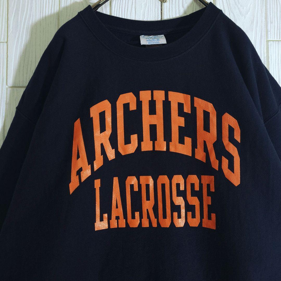 チャンピオン リバースウィーブ スウェット トレーナー 2XL ネイビー 古着