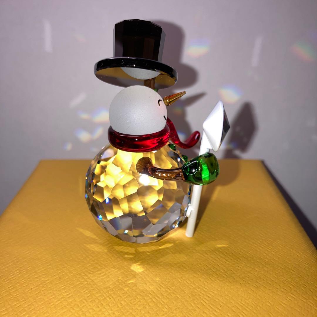 スワロフスキー クリスマス　雪だるま（スノーマン）