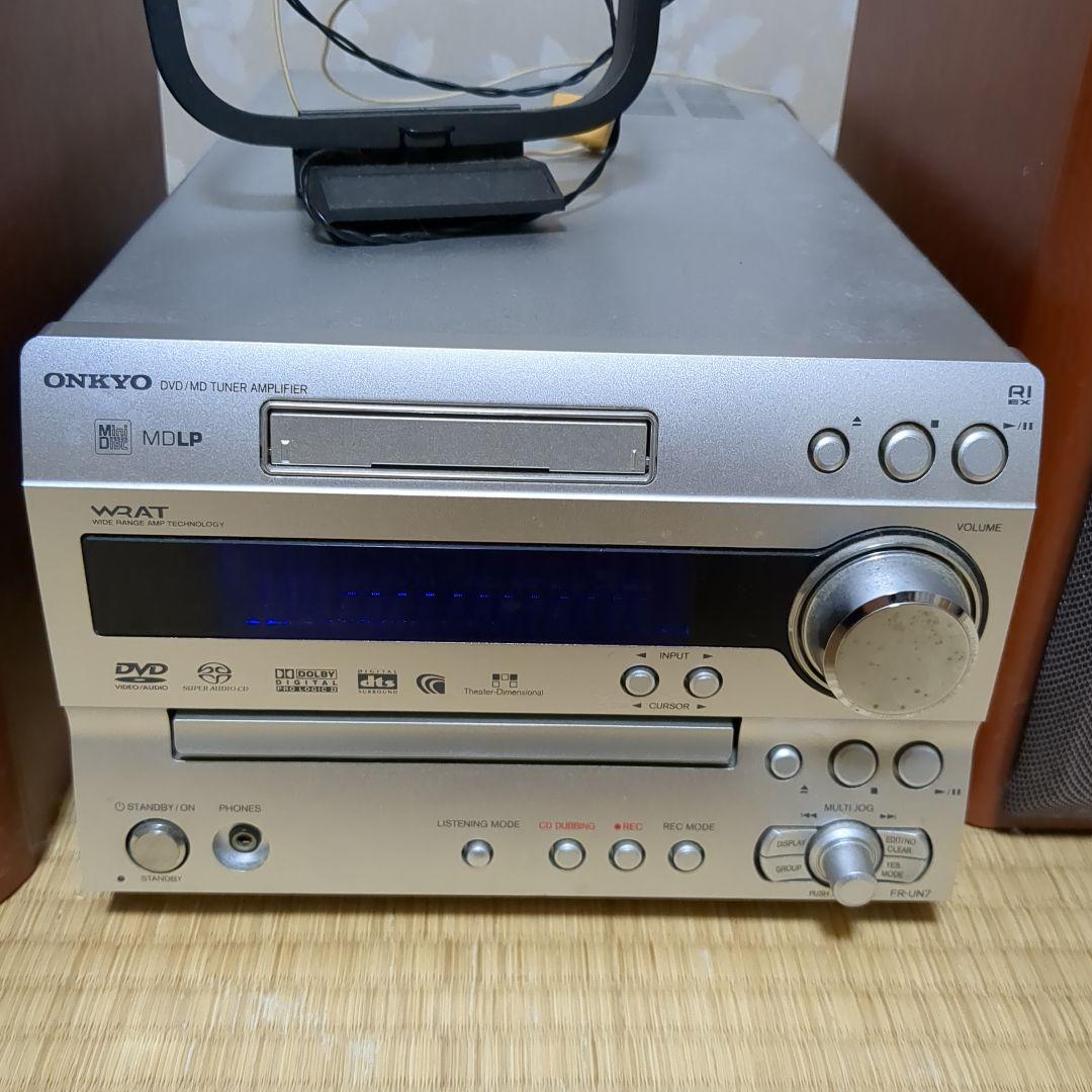 ONKYO オンキョー FR-UN7 DVD/MDチューナーアンプ