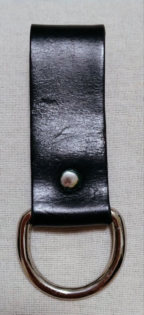 ウルフズヘッド プレーンブラックキーホルダー