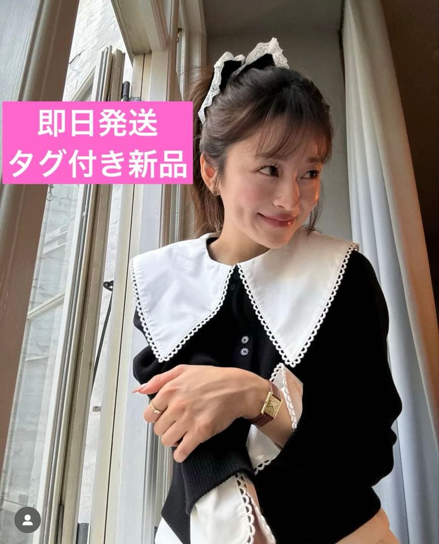 タグ付き新品 bibiy PATTY PILGRIM TOP ニット ブラック