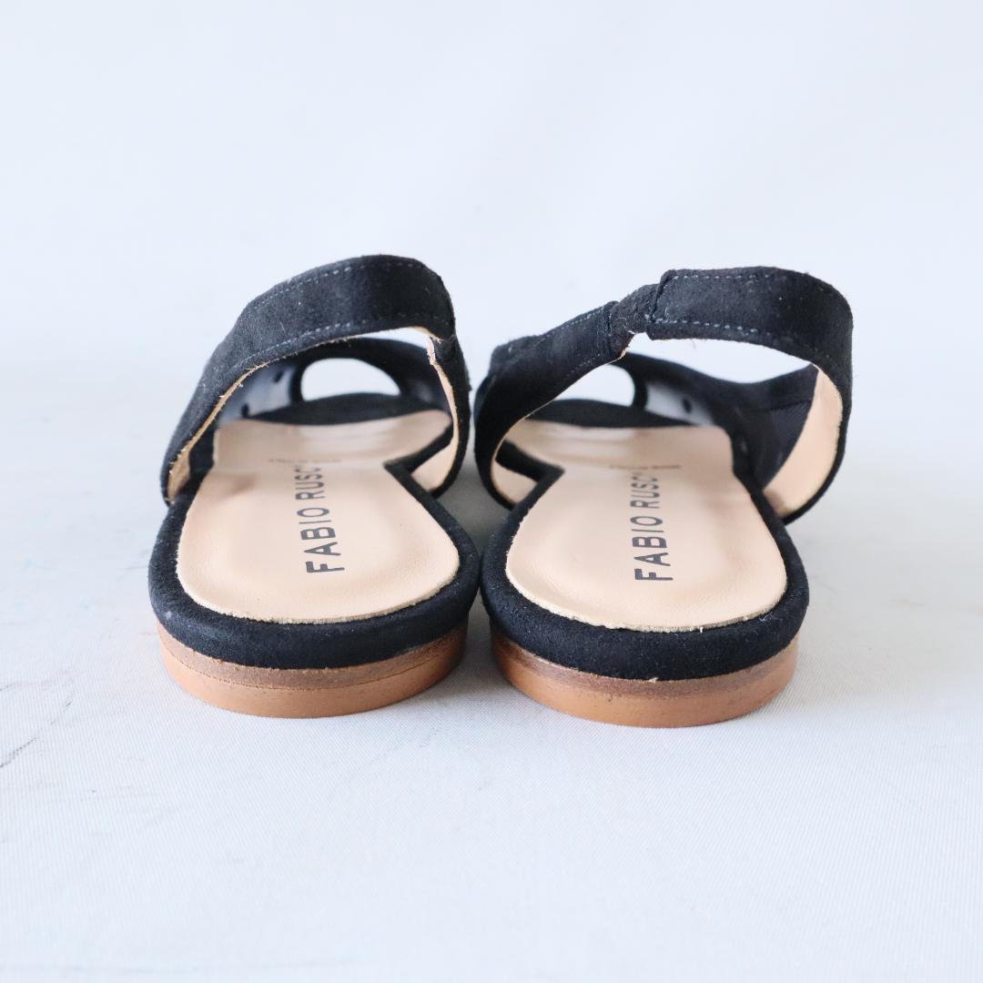 未使用ファビオルスコーニバックストラップチュールサンダル35/22-22.5cm