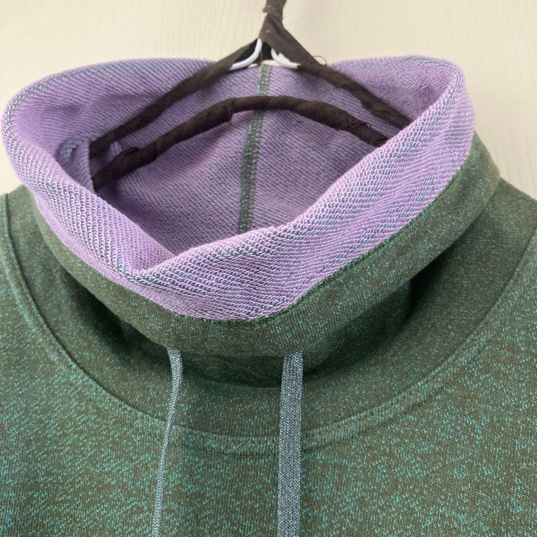 美品キューブキューブcubecubeセンソユニコグリーンスウェットチュニック38