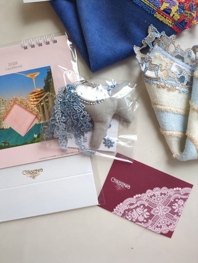 近沢レース　2026福袋　ネイビー　抜き取りなし7点