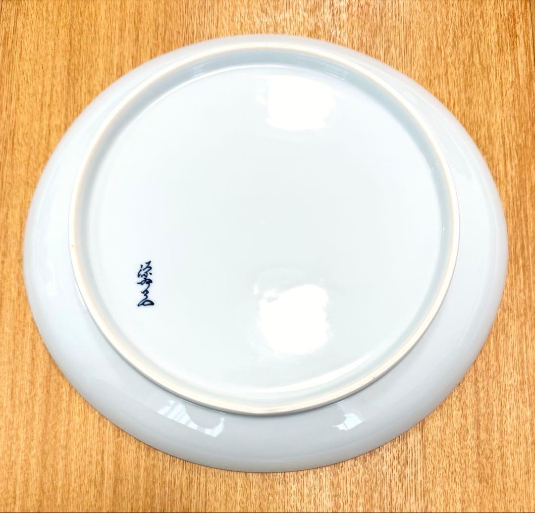 源右衛門　赤絵唐草文　大皿　有田焼　①