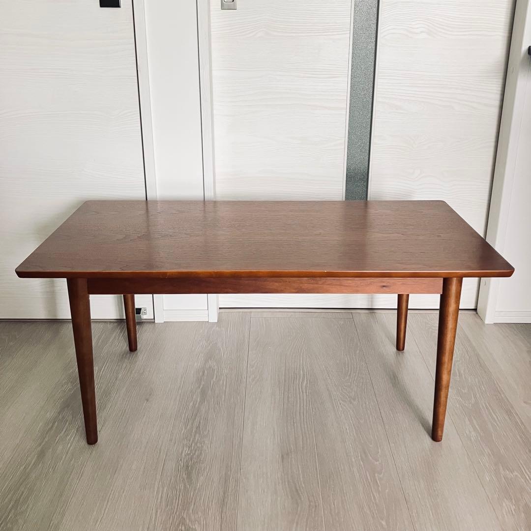 木製ローテーブル　ガラステーブル　セット　直接引取歓迎