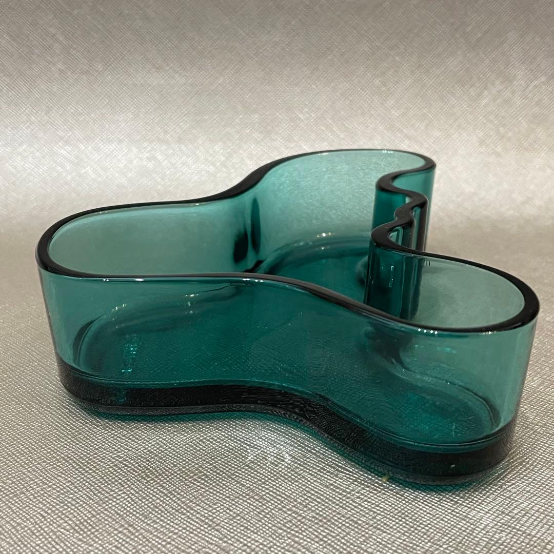 イッタラ　アルヴァ・アアルト　キャンドルホルダー　H40㎜　シーブルー