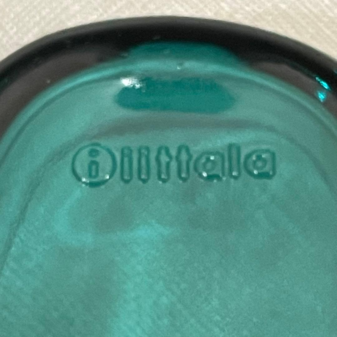 イッタラ　アルヴァ・アアルト　キャンドルホルダー　H40㎜　シーブルー