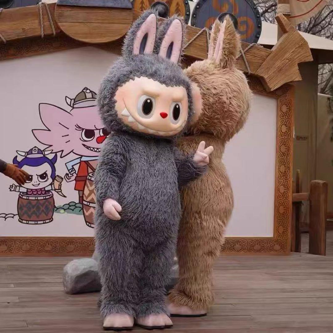 LABUBU ラブブ コスプレ衣装演出服 舞台装 コスチューム 制服 銀色