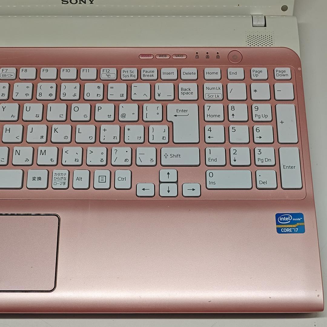 【VAIO】SVE 高速i7 新品SSD512GB 16GB ピンク ノートPC