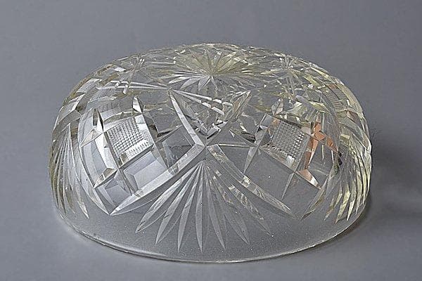 u388 茶道具　阿蘭陀ギヤマン水指 ガラス