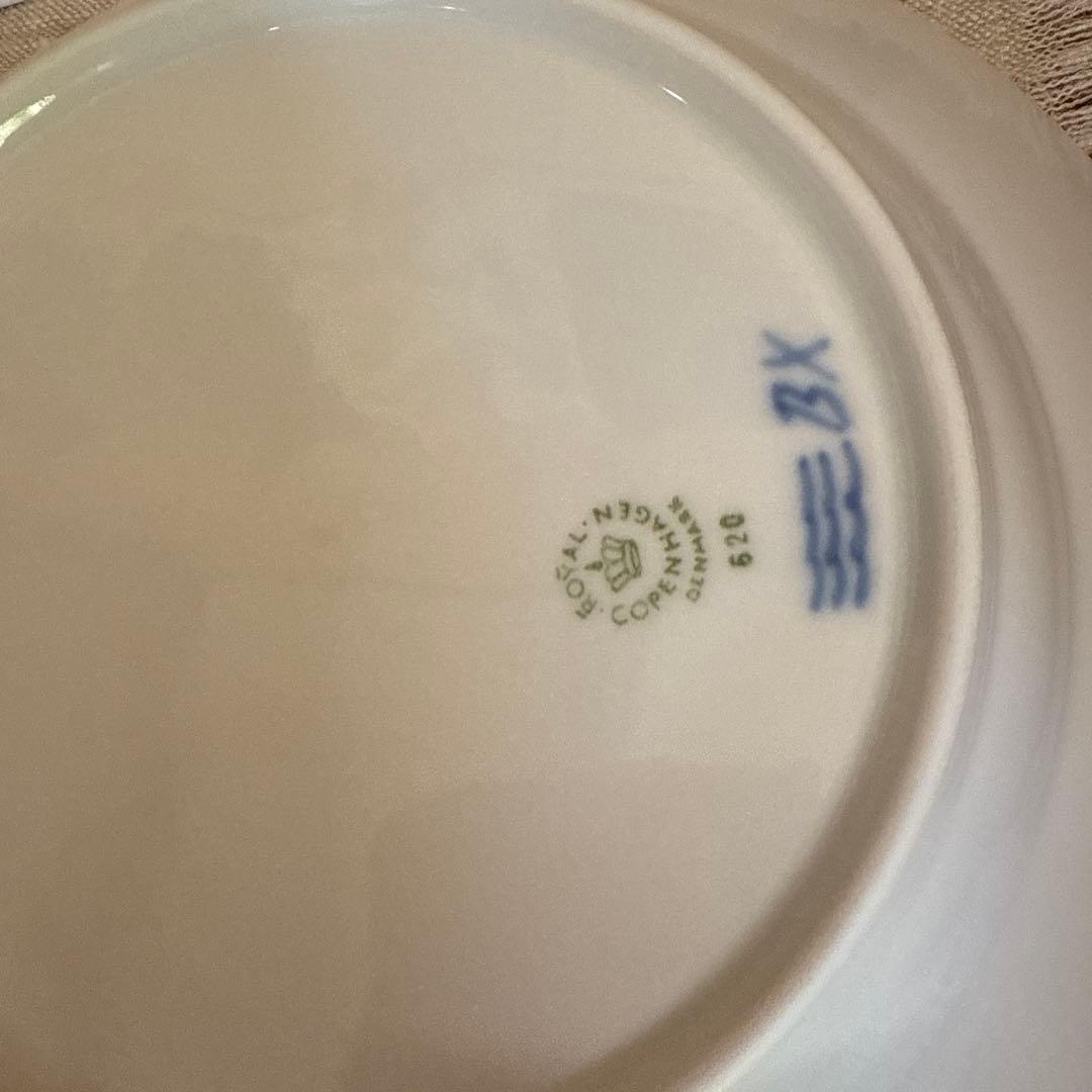 未使用　ロイヤルコペンハーゲン　ブルーフラワー　カープ　中深皿　６枚
