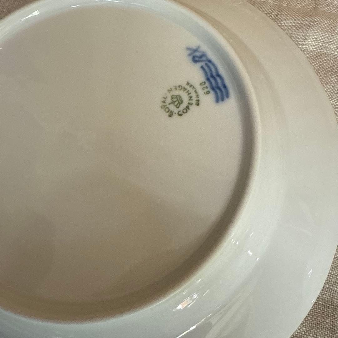 未使用　ロイヤルコペンハーゲン　ブルーフラワー　カープ　中深皿　６枚