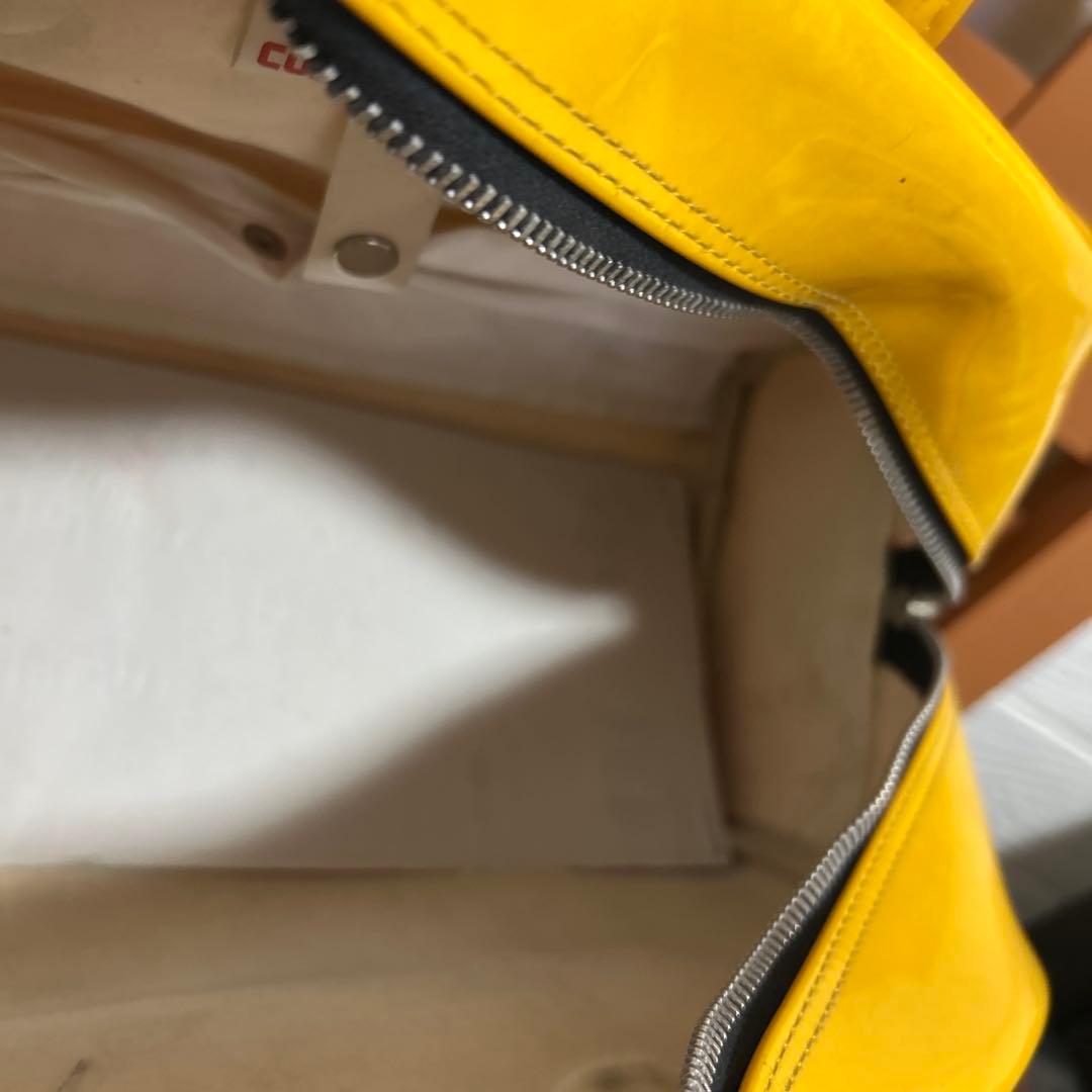 コンバース80sボストンバッグ　ヴィンテージ　イエロー　ビンテージ