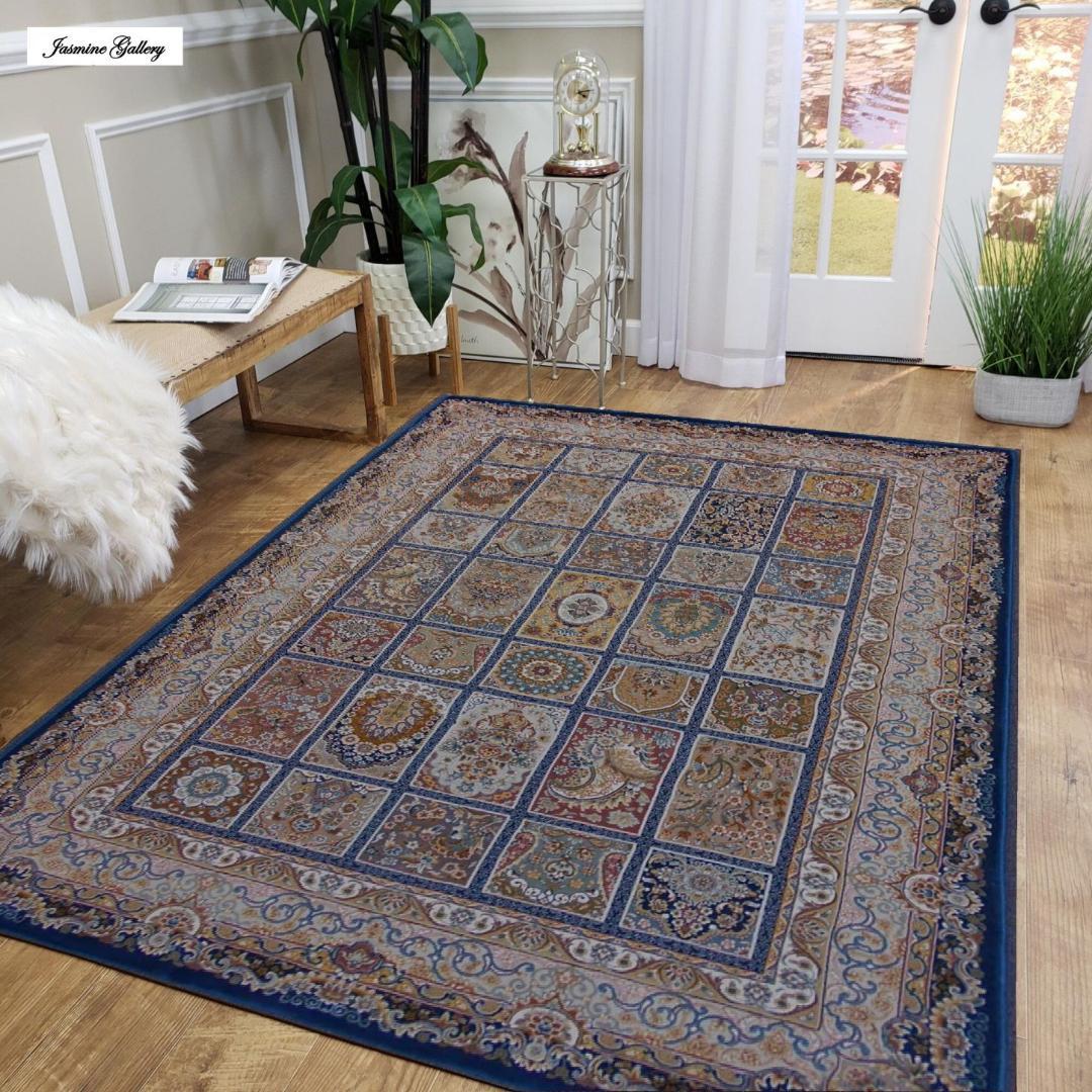 225万ノット！超高密度織 絨毯！本場 イラン産150×225cm‐200261