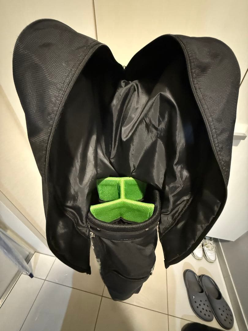 TaylorMade キャディバッグ 黒/緑 ゴルフ テーラーメイド