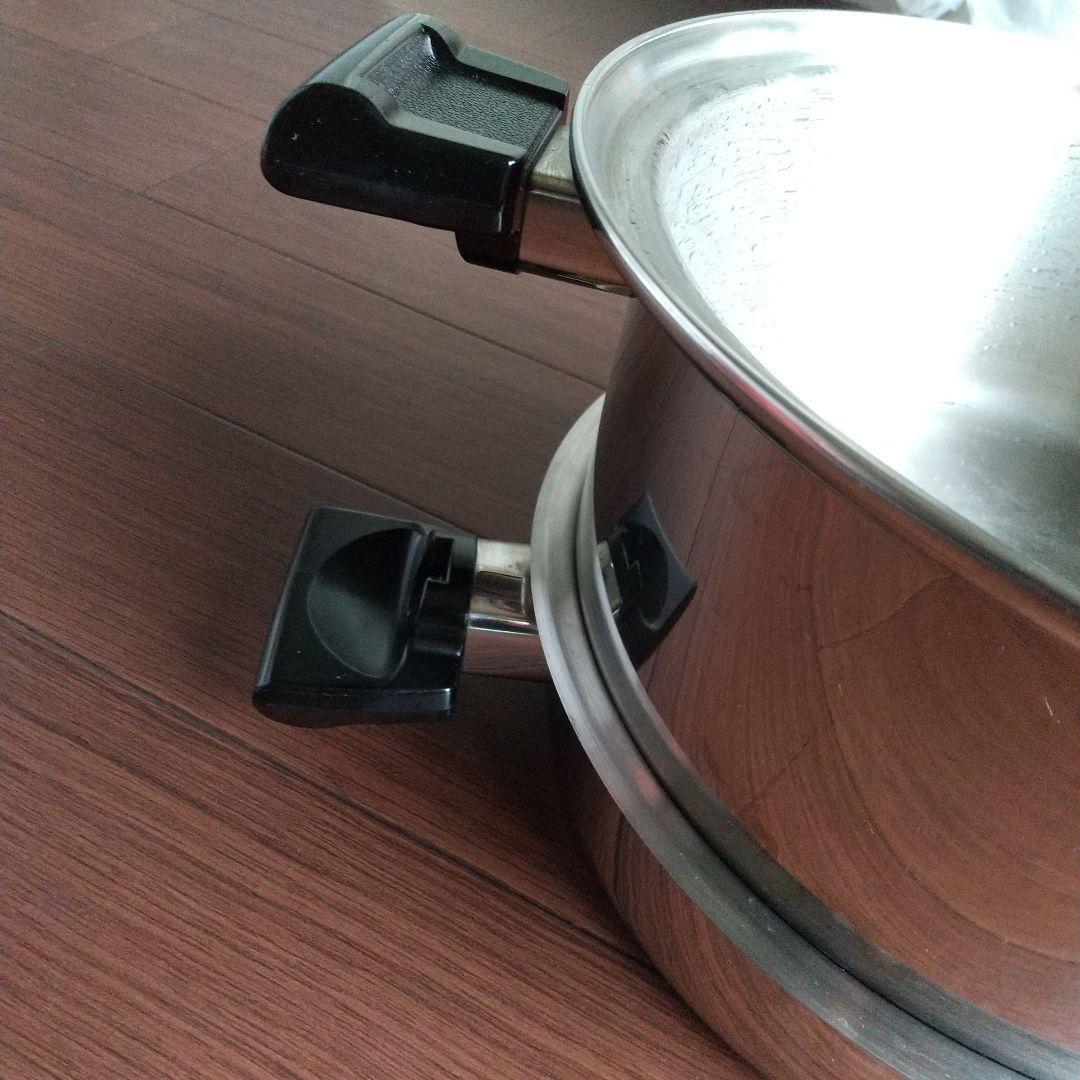 アメリカ製ステンレス両手鍋2セット