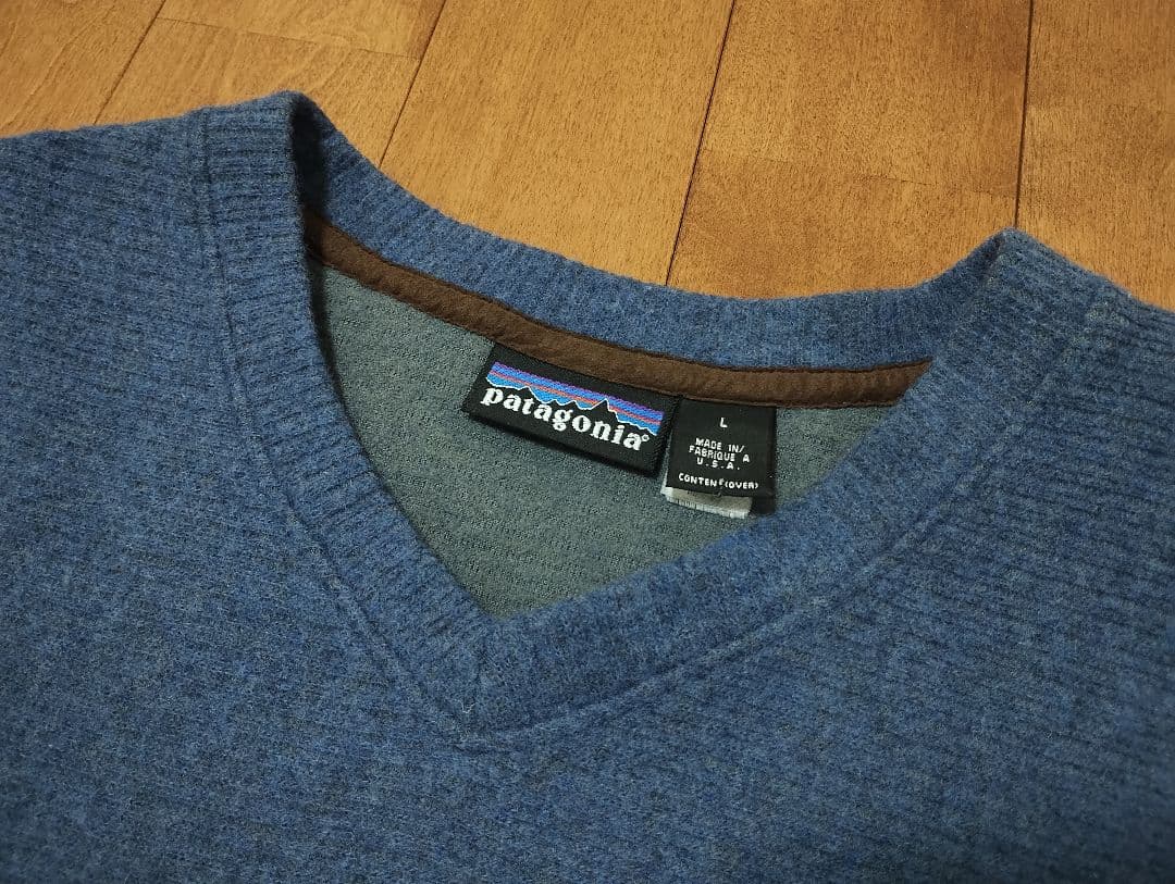 [USA製]Patagonia Hi camp V-neck パタゴニア ニット
