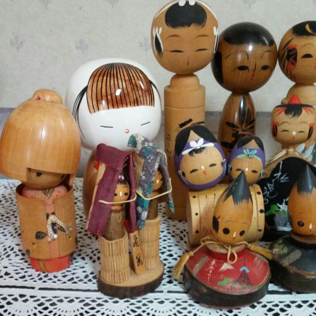 こけし色々⭐民芸品