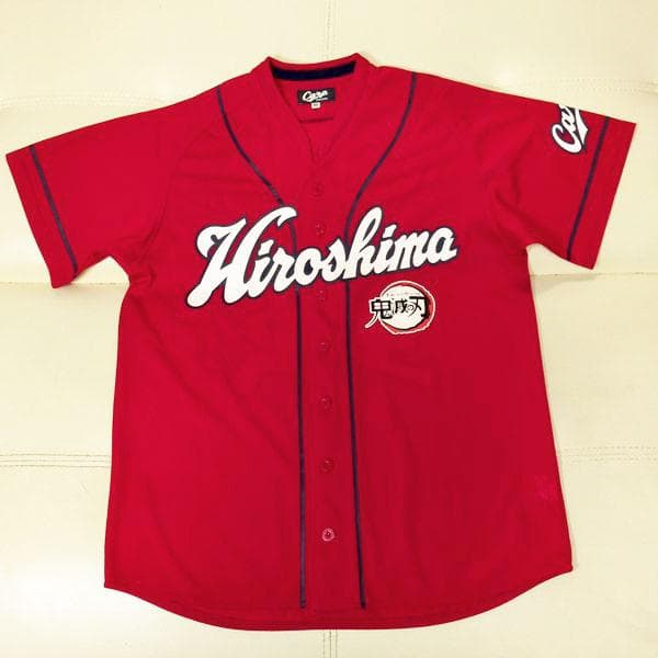 広島カープ 鬼滅の刃 蟲柱 胡蝶しのぶ レプリカユニフォーム M ビジター