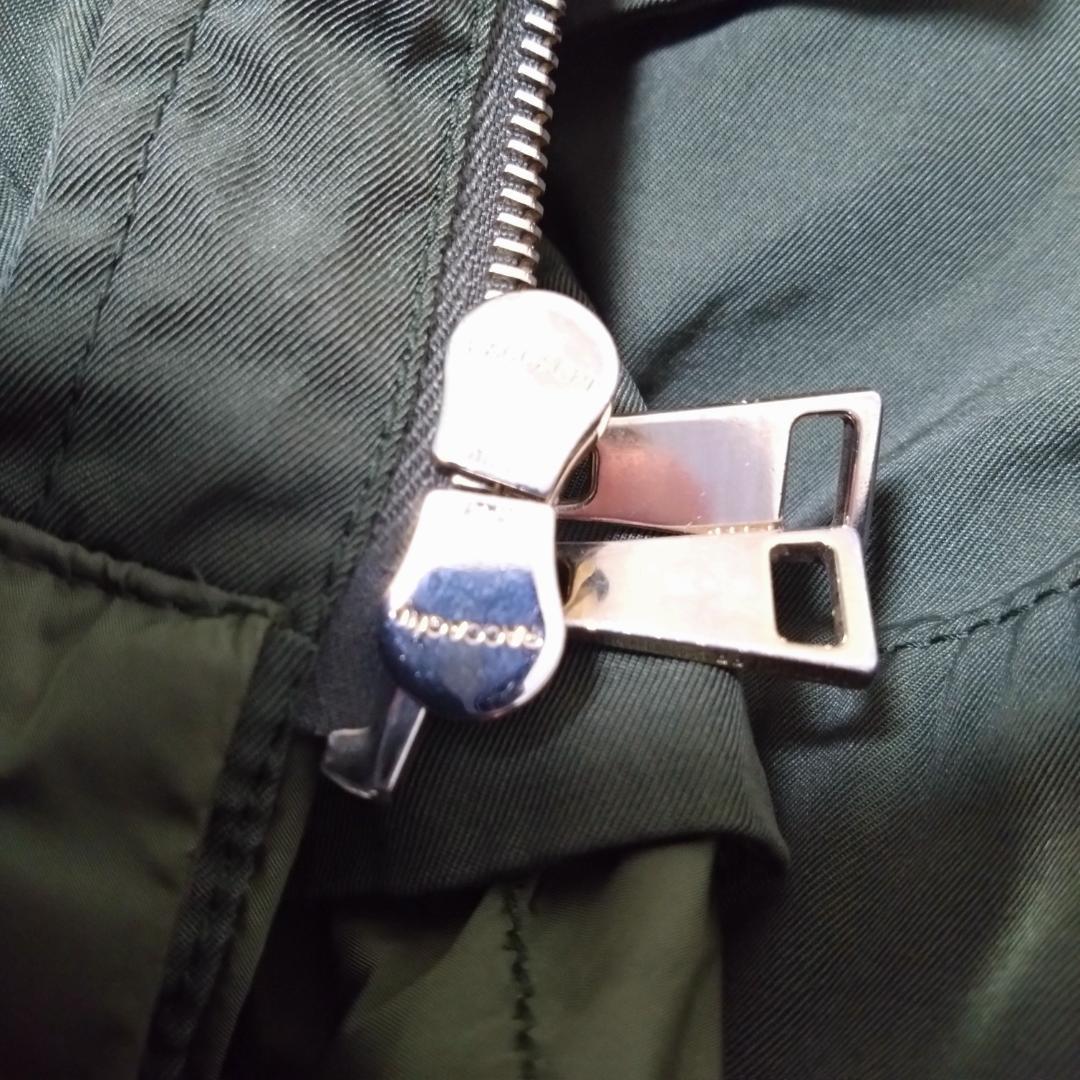 美品モンクレール、モッズコートジャケット、ダブルジップ、ルーマニア、QRコード