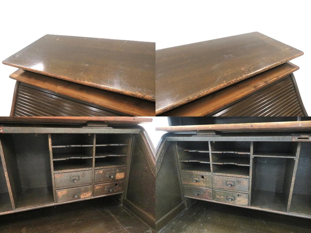 日本の古い　　書斎机　両袖机　和モダン　和製　アンティーク　店舗什器　カフェ