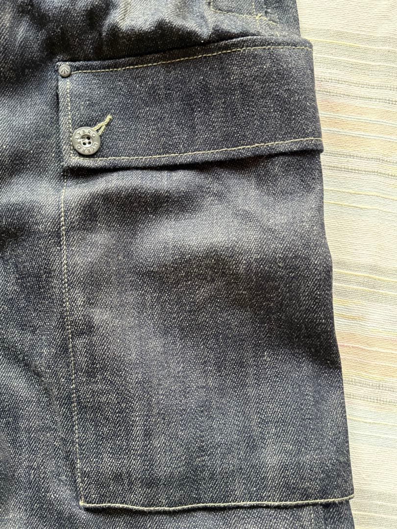 週末特価 Nigel Cabourn NAVAL DUNGAREE JP 48