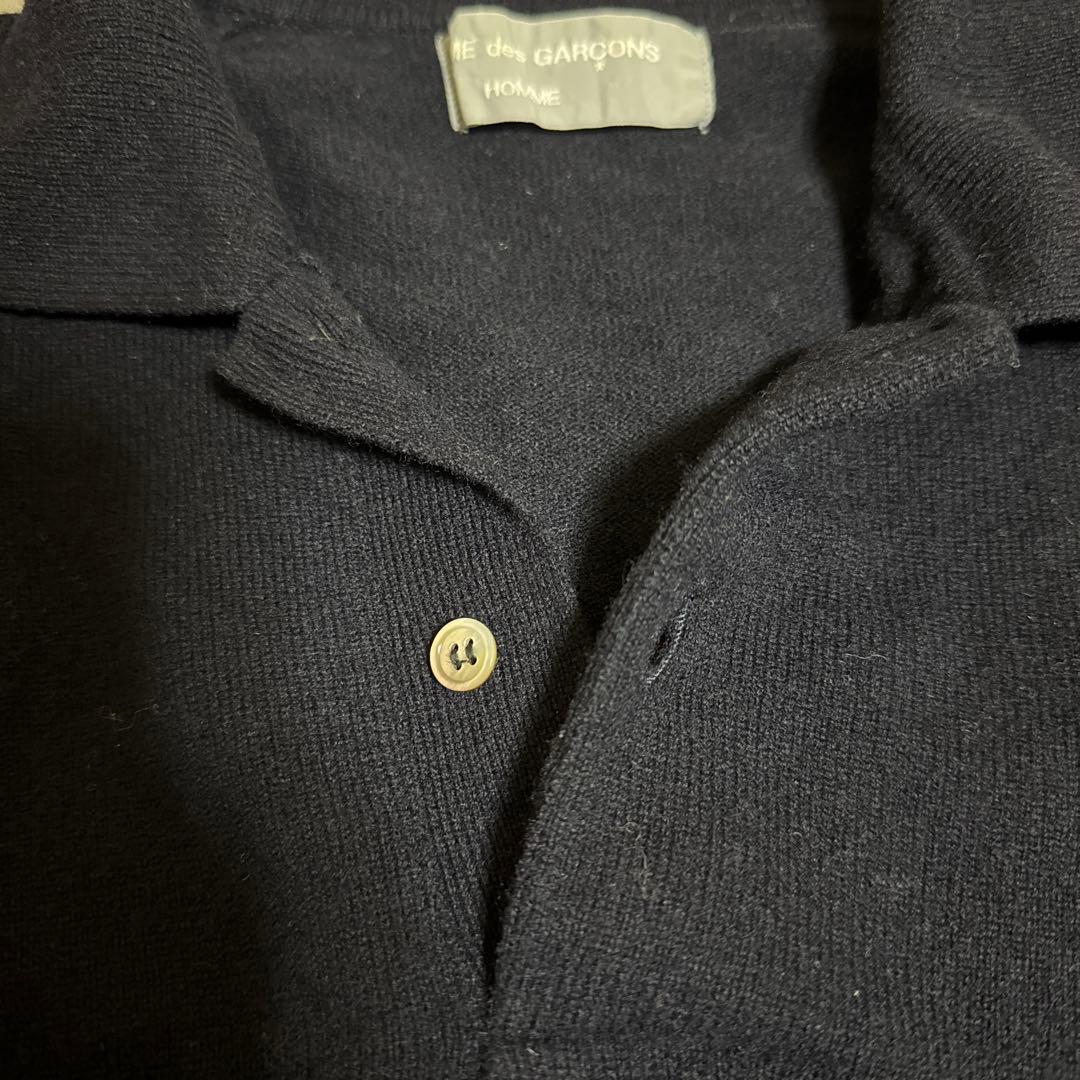 ギャルソン オム ニット ポロ シャツ アーカイブ 田中 プリュス