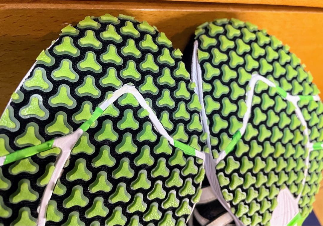 A美品アシックスターサージールランニングシューズ軽量ブラック×グリーン27