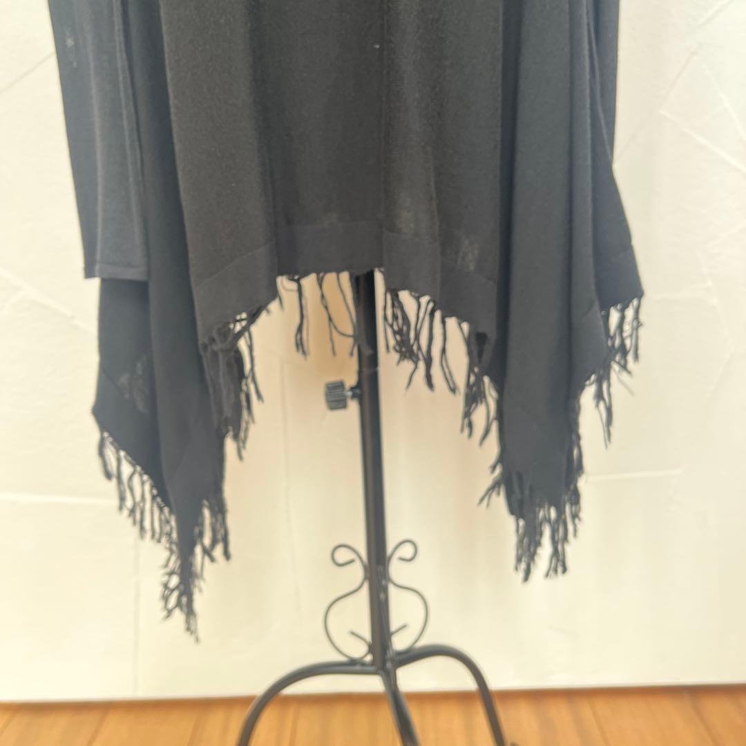 Jean Paul Gaultier 90sアシンメトリー フリンジカーディガン