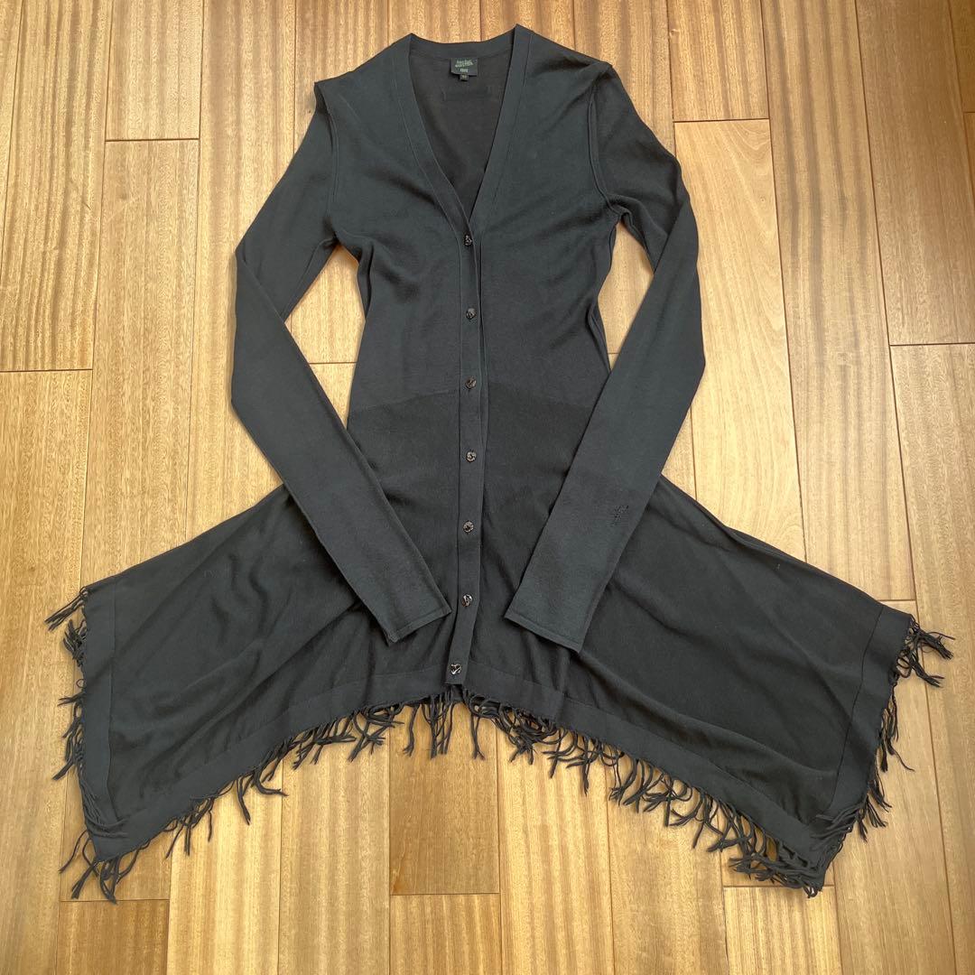 Jean Paul Gaultier 90sアシンメトリー フリンジカーディガン