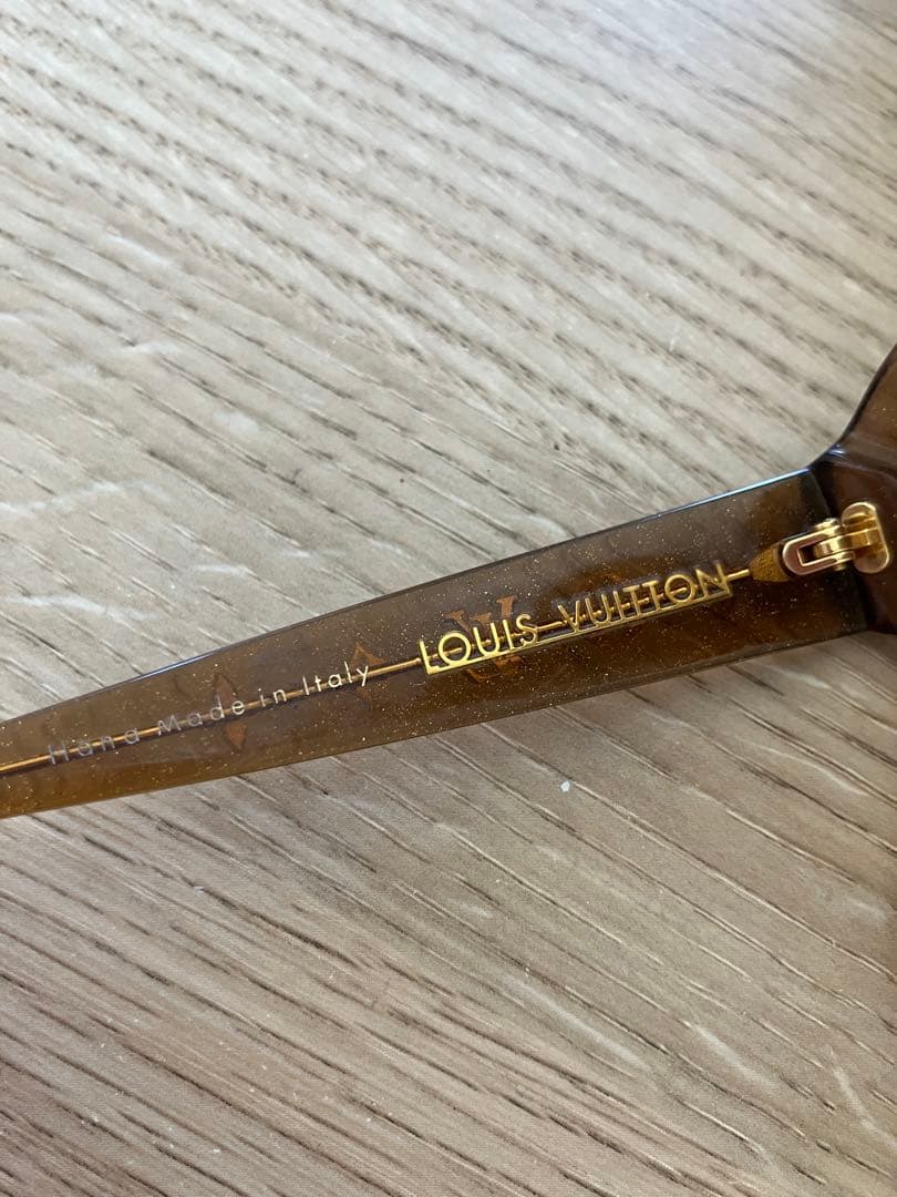 Louis Vuitton ブラウン サングラス ケース付きZ0032E