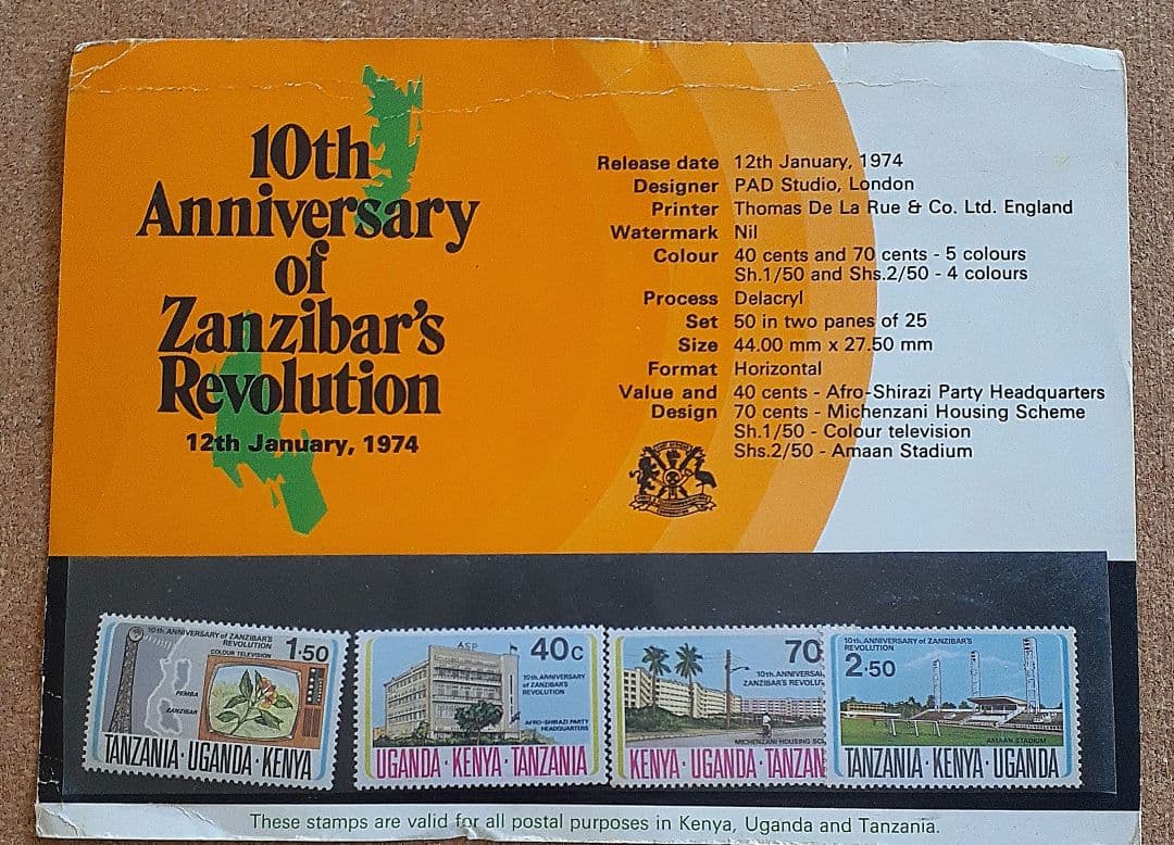 切手コレクション　タンザニア、ケニア、ウガンダ、ミャンマー等未使用・使用済混在